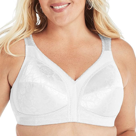 Playtex 18 Hour Cotton Stretch Ultimate Lift T-Shirt Bra  Grey Heather Size 38DD