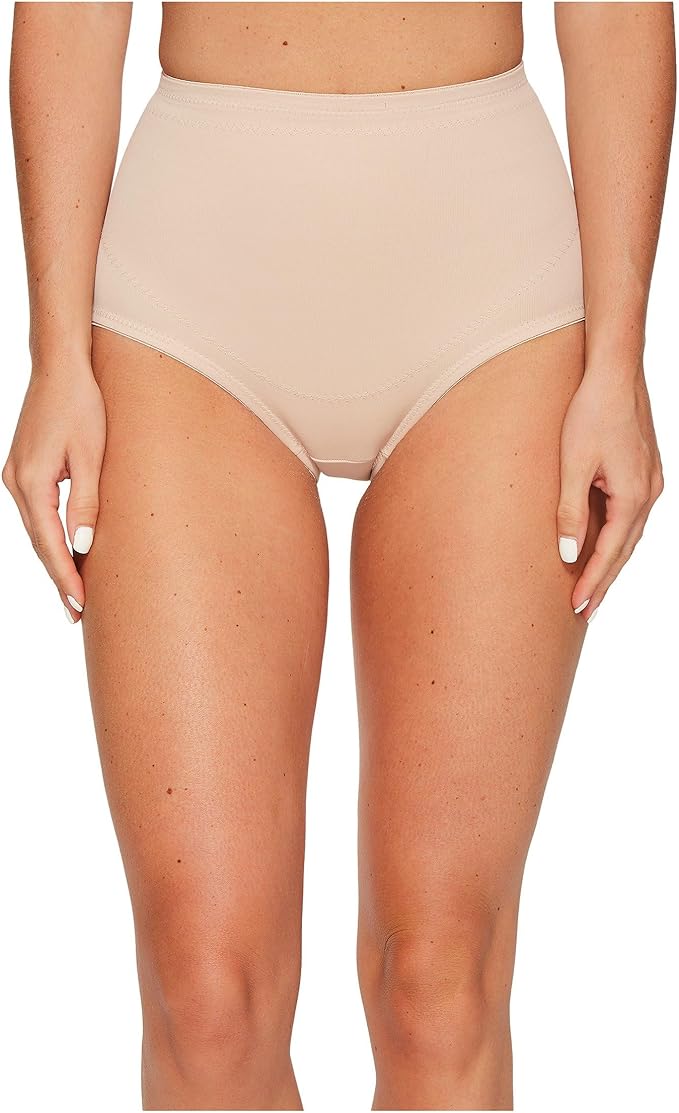 Miraclesuit Shapewear Flexible Fit Firm Control Waistline Brief Underwear  Warm Beige Size XL