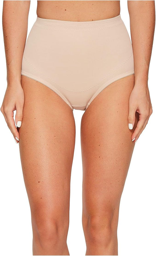 Miraclesuit Shapewear Flexible Fit Firm Control Waistline Brief Underwear  Warm Beige Size XL