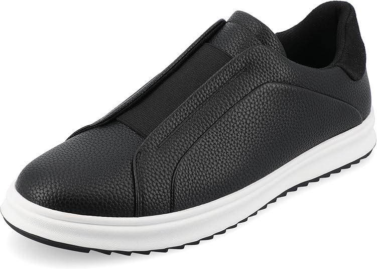 Vance Co Men's Matteo Tru Comfort Slip-on Sneakers  Black Size 11.5W