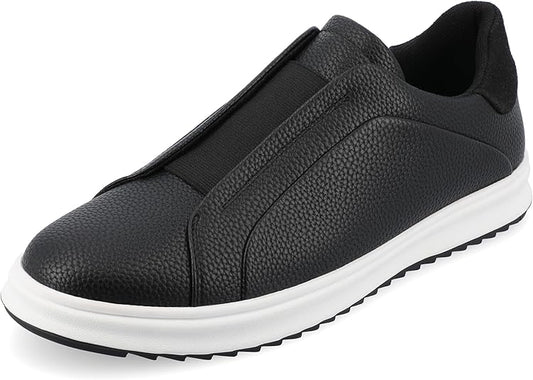 Vance Co Men's Matteo Tru Comfort Slip-on Sneakers  Black Size 11.5W