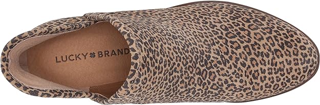 Lucky Brand Women's Baley Ankle Boots Eyelash/Sophia Leopard Size 6.5
