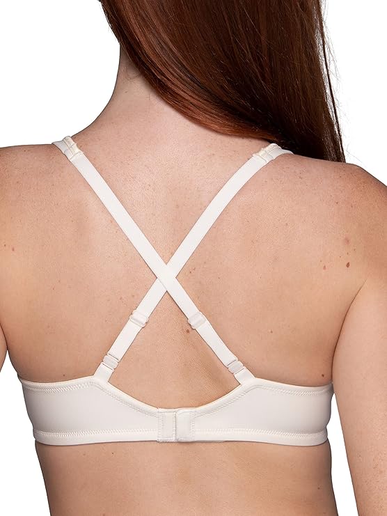 Vanity Fair Body Caress Full Coverage Convertible Underwire Bra  Ivory Nude Size 38B