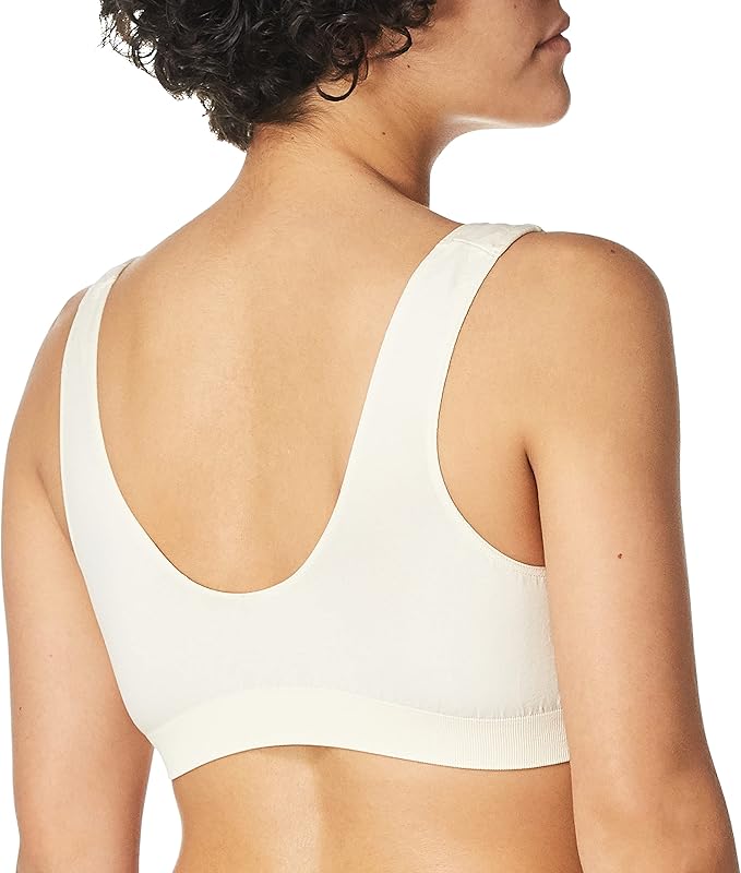 Bali Comfort Revolution Microfiber Crop Top Bra  Light Beige Nude Size 2XL