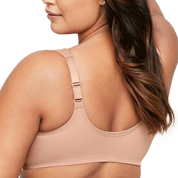 Glamorise Wonderwire Front-closure Underwire Bra  Cappuccino Size 38D