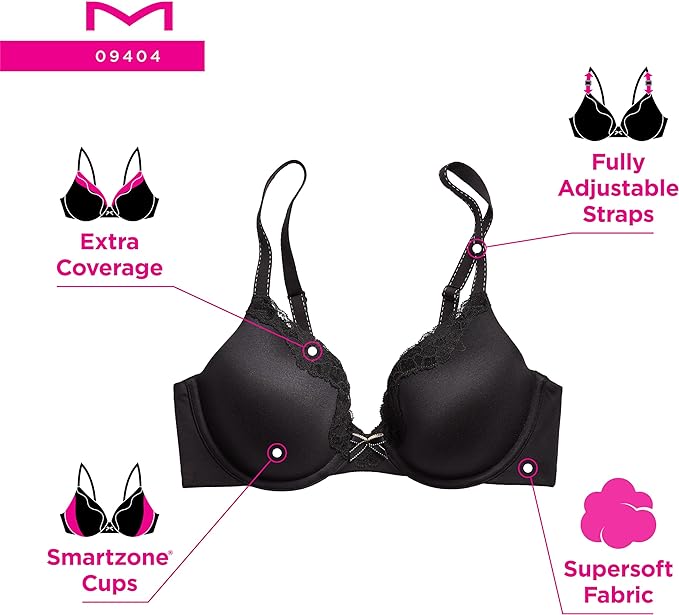 Maidenform Comfort Devotion Extra Coverage Underwire T-Shirt Bra  Latte Lift Nude Size 38C