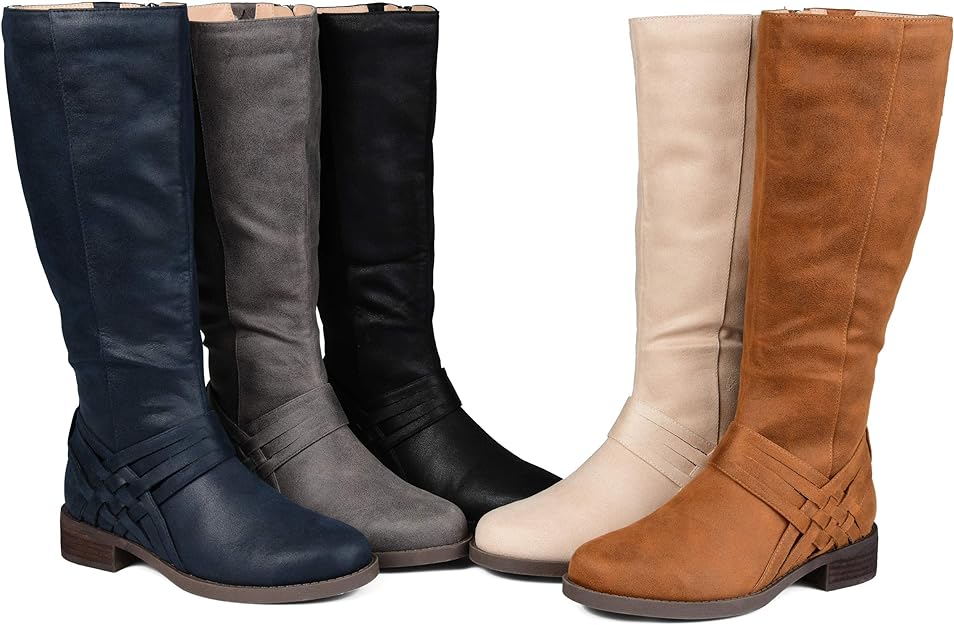 Journee Collection Women's Meg Boots  Color Black Size 9M