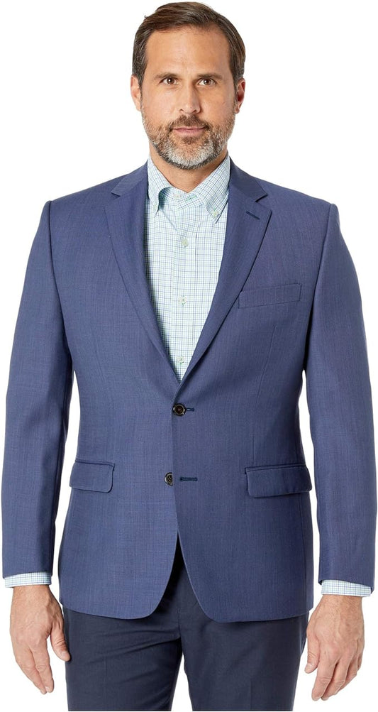 Lauren Ralph Lauren Men's Ultraflex Blazer Suit Jacket  Color Blue Birdseye Size 40S