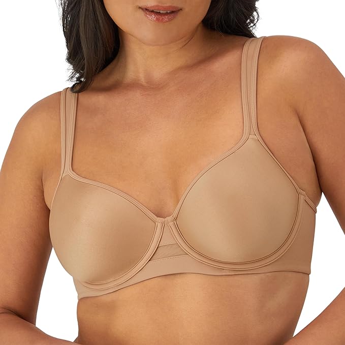 Bali One Smooth U Ultra Light Minimizer Underwire Bra  Taupe Size 36DDD