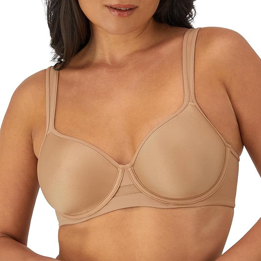 Bali One Smooth U Ultra Light Minimizer Underwire Bra  Taupe Size 36DDD