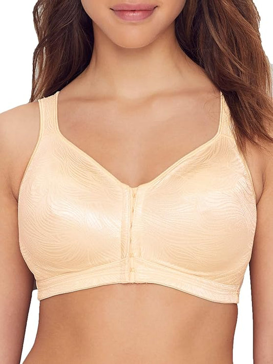 Playtex Wire-Free 18-Hour Posture Bra  Light Beige Nude Size 44C