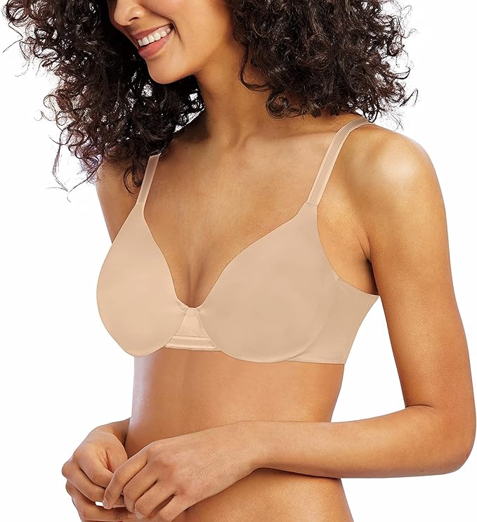 Bali One Smooth U All-Over Concealing Underwire Bra  Soft Taupe Nude Size 38B