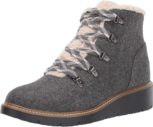 Dr. Scholl's Women's So Cozy Booties  Color Charcoal Fabric Size 6.5M