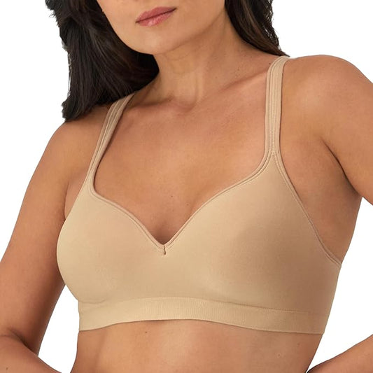 Bali Comfort Revolution Shaping Full Coverage Wireless Bra  Nude Size 38B