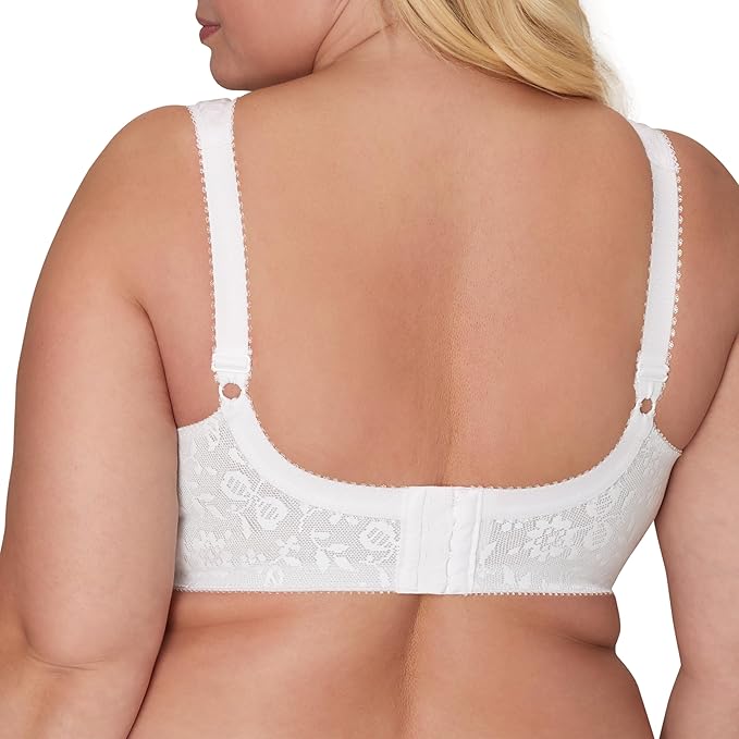 Playtex 18 Hour Original Comfort-Strap Wireless Bra  White Size 36D