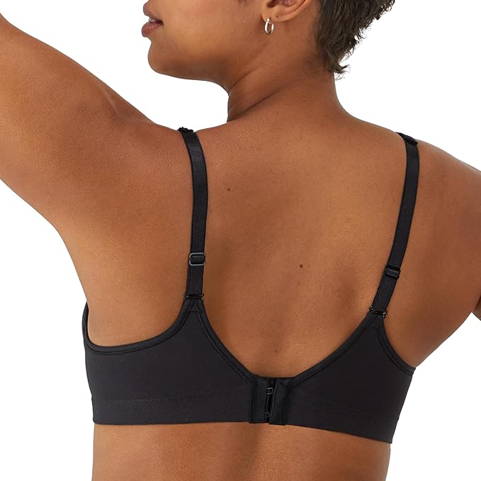 Bali Comfort Revolution Shaping Wireless Bra  Black Size 34D