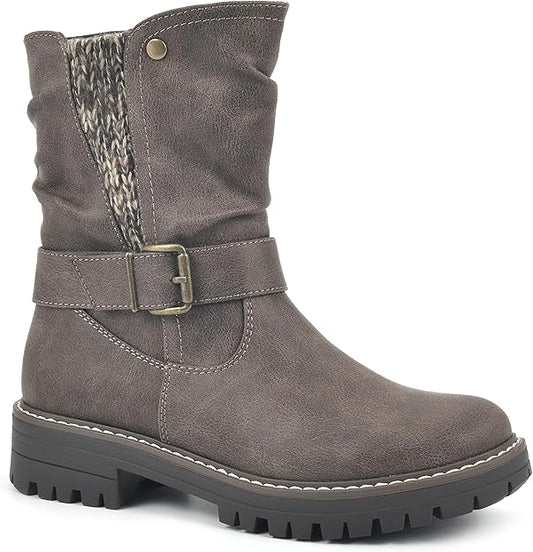 Cliffs by White Mountain Women's Mingle Boots  Color Dark Stone Size 10M