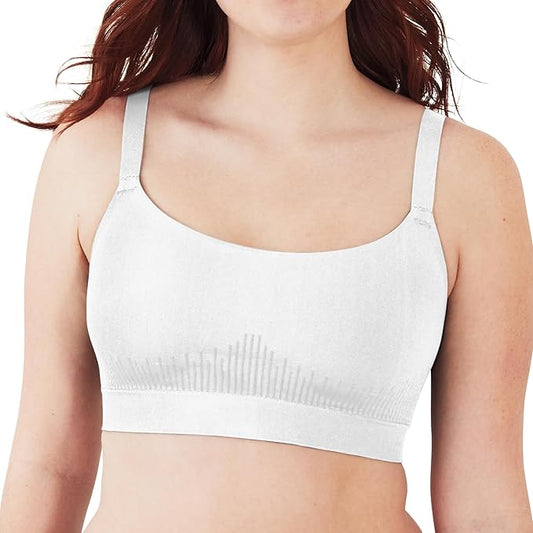 Bali Comfort Revolution ComfortFlex Fit Shaping Wireless Bra  White Size L