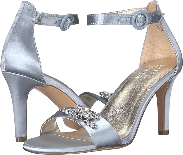 Naturalizer Women's Kinsley3 Pump  Color Light Blue Satin Size 10W