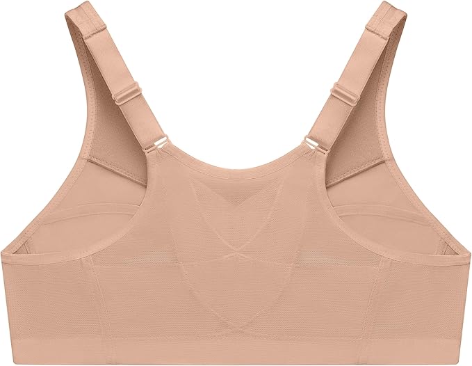Glamorise Full Figure MagicLift Front-Closure Wirefree Bra   Cafe Size 48B