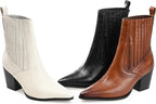 Journee Signature Women's Markka Chelsea Boot  Off White Size 10