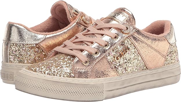 GUESS Women's Loven Fashion Sneakers  Color Gold 710 Size 6M