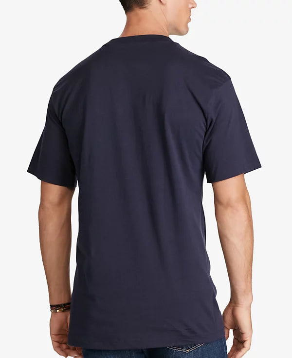 Polo Ralph Lauren Men's Big & Tall Crew-Neck Pocket T-Shirt  Ink Size XLT