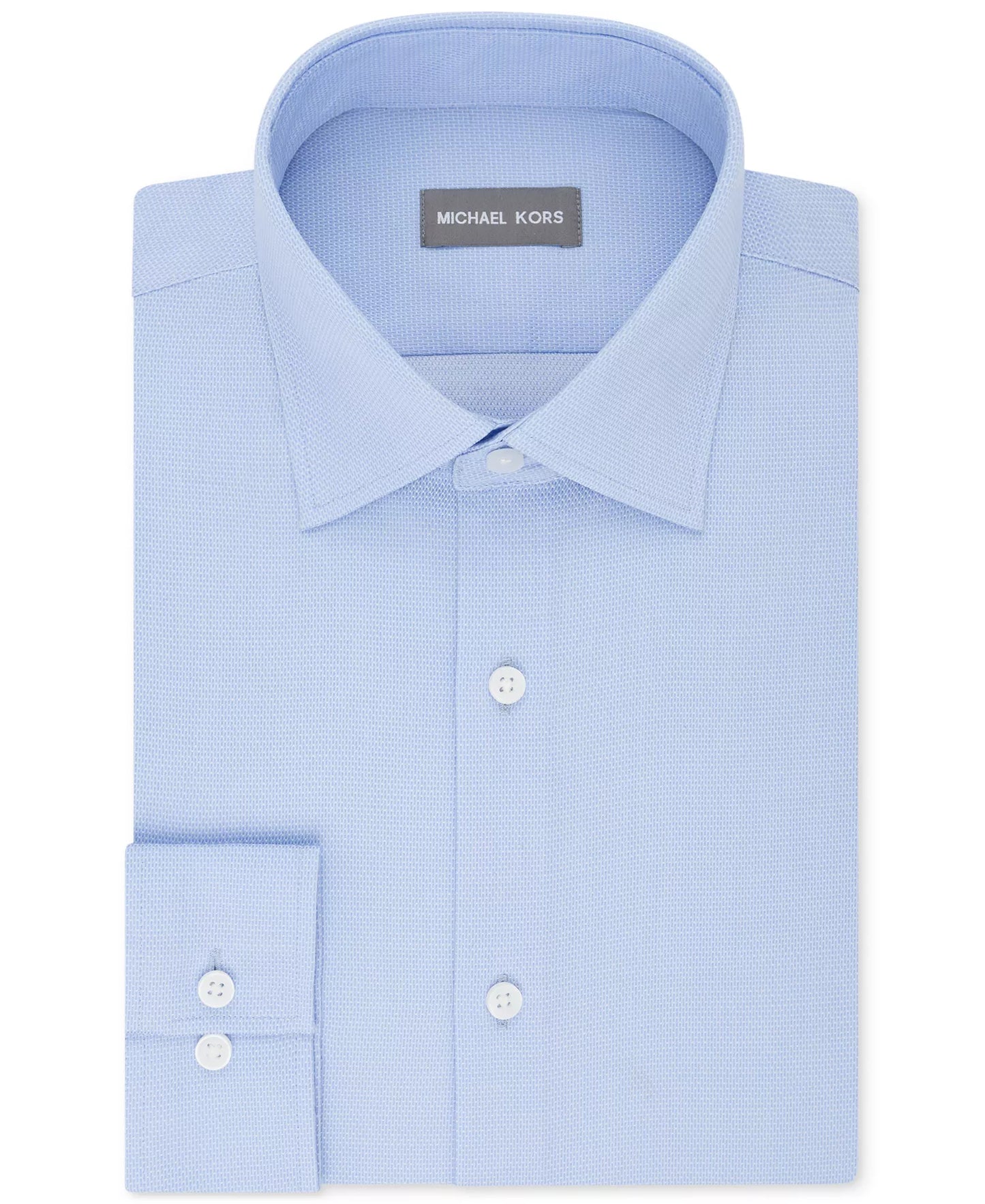 MICHAEL KORS Men's Regular Fit Comfort Stretch Dress Shirt  Powder Blue 16.5 32/33