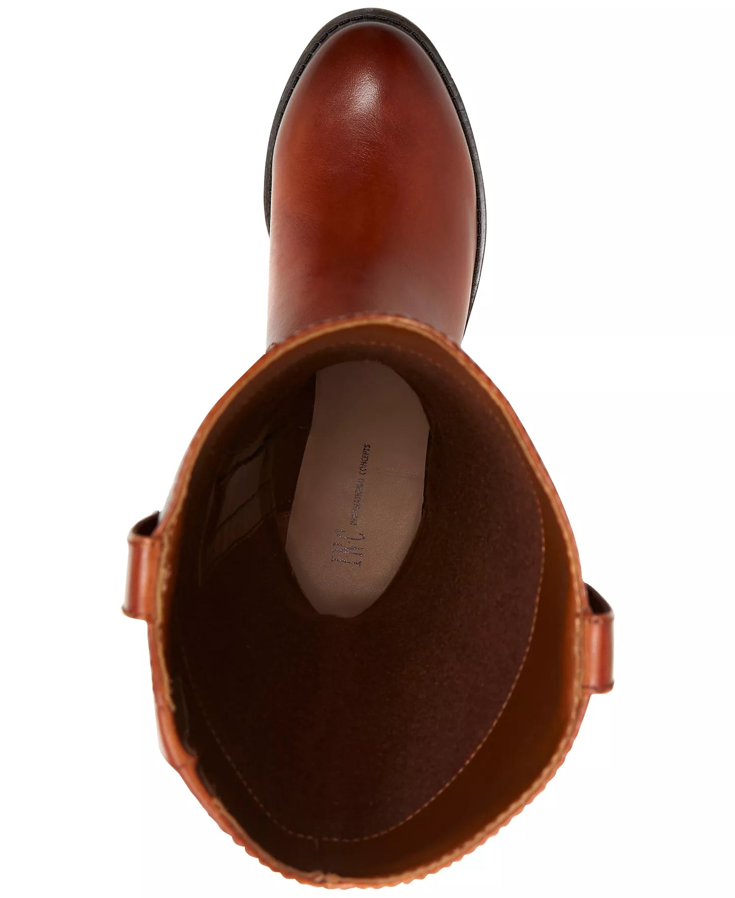 INC International Concepts Women's Fawne Riding Boots  Cognac Size 9.5