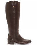 INC International Concepts Fawne Leather Closed Toe Boots  Color Chocolate Size 6M