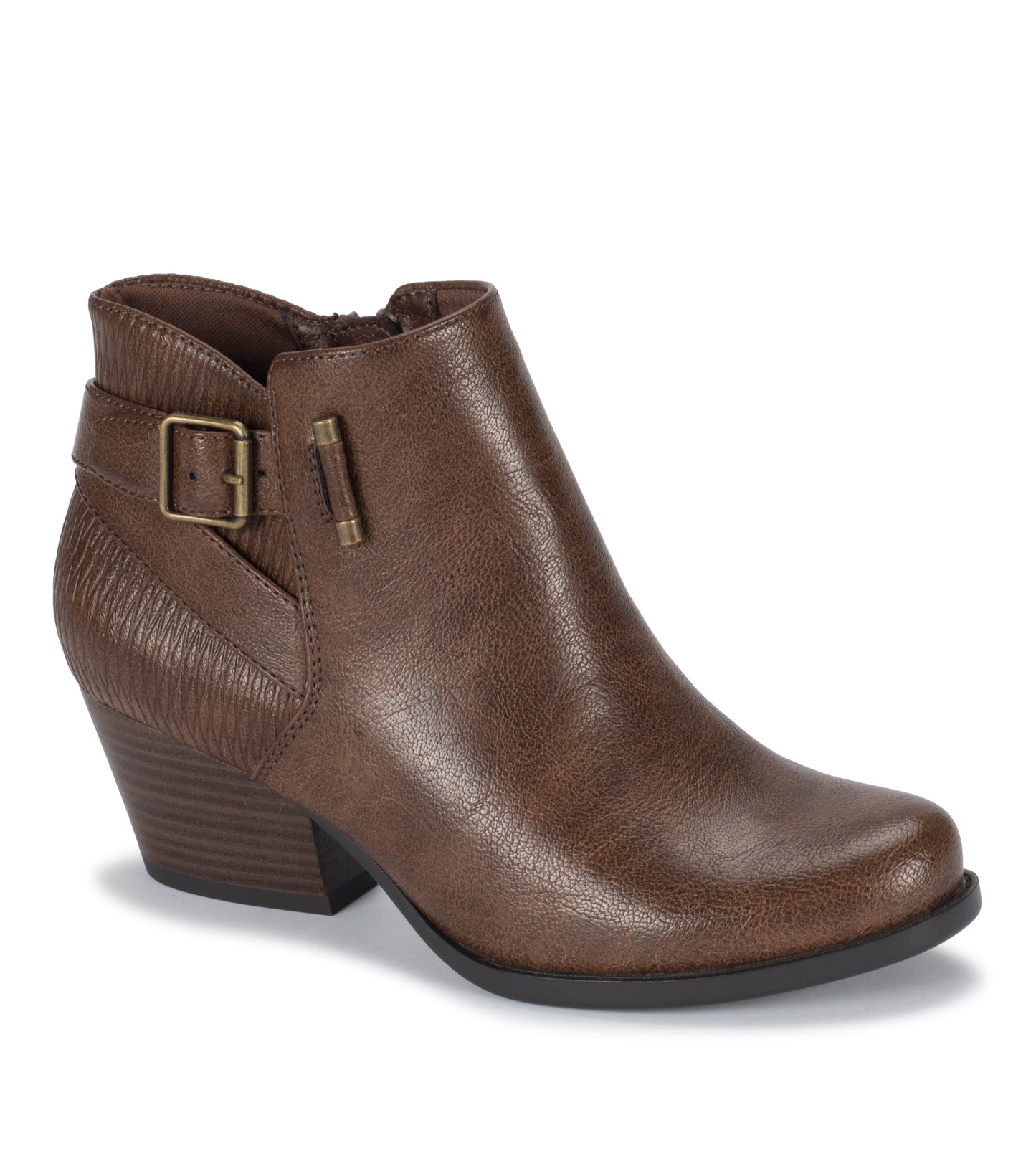 Baretraps Women's Reggie Block Heel Ankle Booties  Color Brush Brown Size 5M