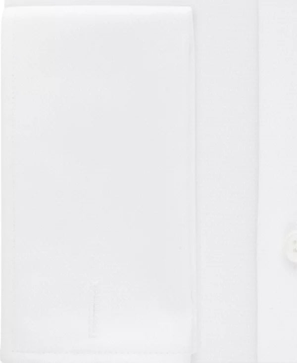 Michael Kors Men's Classic/Regular Fit Airsoft Stretch Dress Shirt  White 17.5 36/37