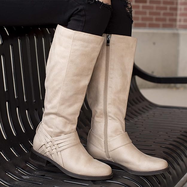Journee Collection Women's Meg Boots  Color Black Size 9M