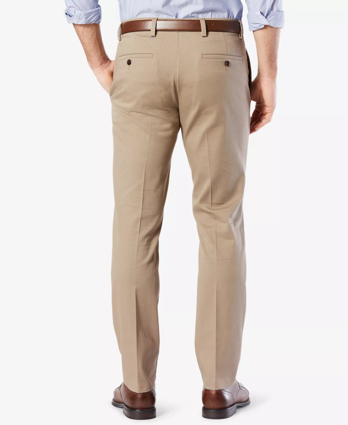 Dockers Men's Easy Slim-Fit Khaki Stretch Pants Timber Wolf W36xL32