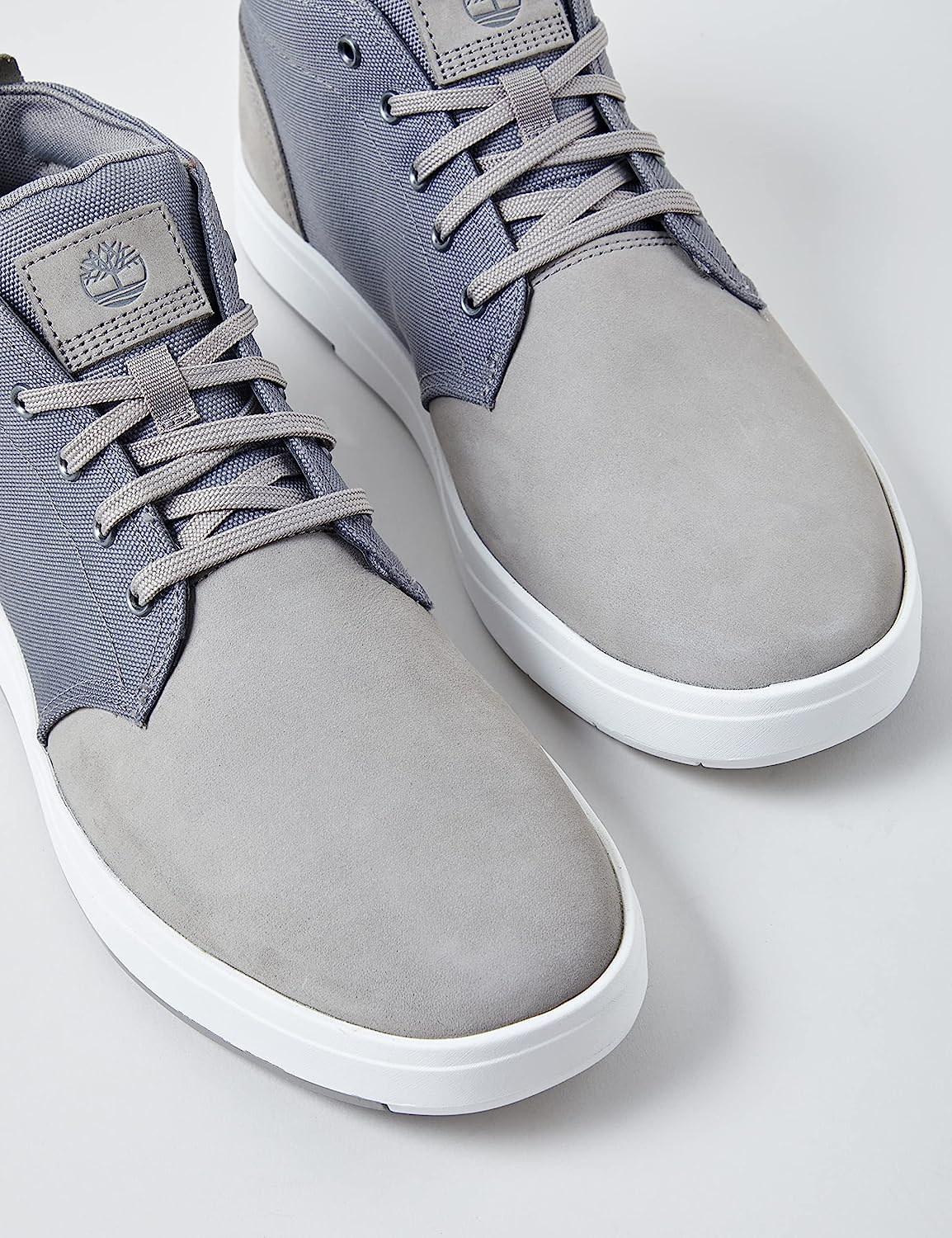 Timberland Mens Davis Chukka Square's Sneakers  Color Gray Nubuck Size 9M