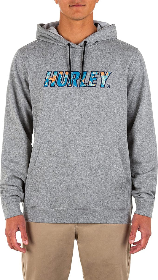 Hurley Men's  One and Only Summer Hoodie  Color Dark Gray Heather Size XL