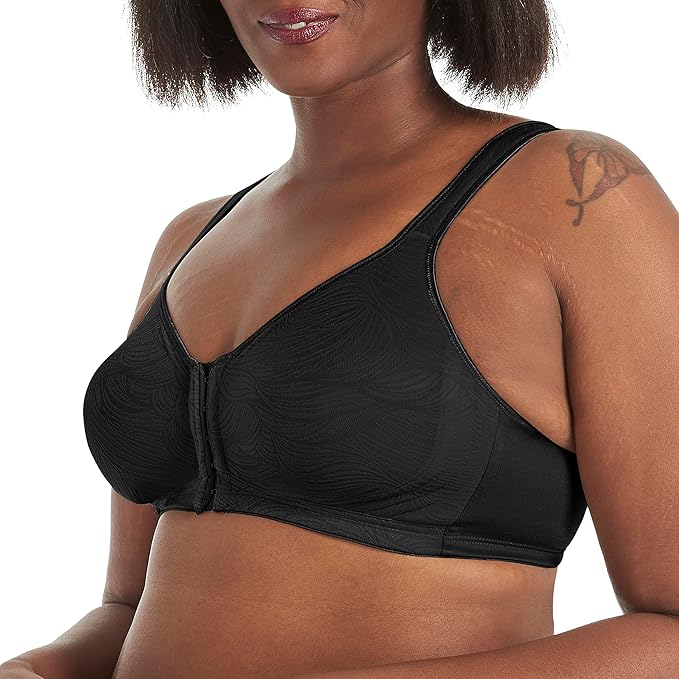Playtex Wire-Free 18-Hour Posture Bra  Black Size 38C