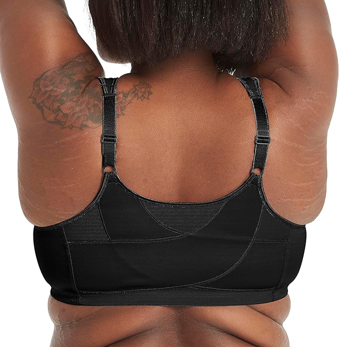 Playtex Wire-Free 18-Hour Posture Bra  Color Black Size 42DD