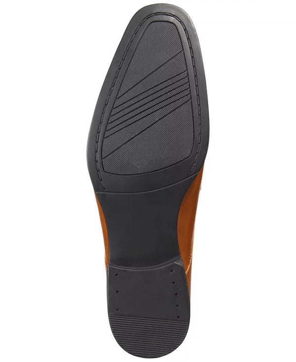 Alfani Men's Andrew Plain Toe Derbys  Dark Tan Size 12