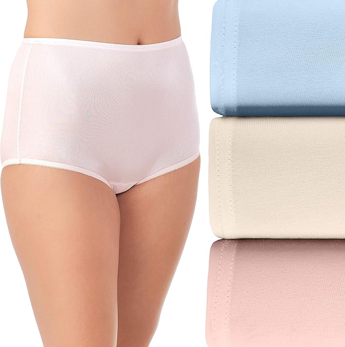 Vanity Fair Women's 3-Pk. Ravissant Tailor High Waisted Underwear  Multi Size 11
