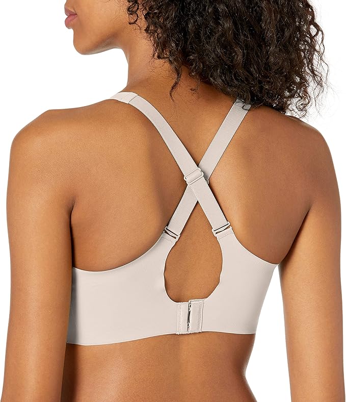 Bali Comfort Revolution Full-Coverage Wireless Bra  Sandshell Nude Size 2XL (No Tag)