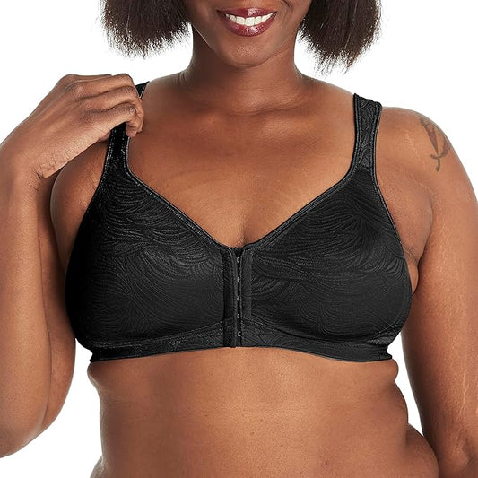 Playtex Wire-Free 18-Hour Posture Bra  Black Size 38C