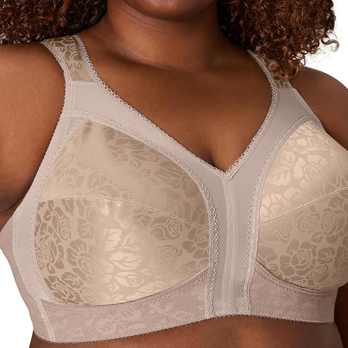 Playtex 18 Hour Full-Coverage Comfort-Strap Wireless Bra  Nude Size 38DDD