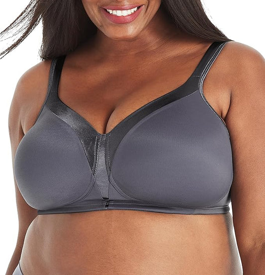 Playtex 18-Hour Wireless Bra, Silky Smoothing Bra  Color Private Jet Size 40DD