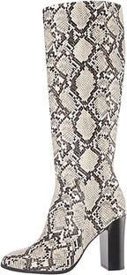 Kenneth Cole New York Women's Justin Riding Boots  Color Black/Off White Size 8.5M
