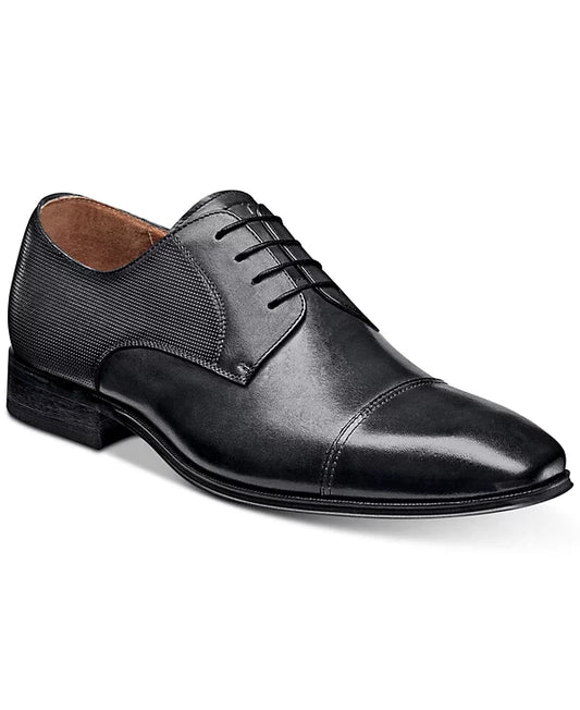 Florsheim Men's Calipa Cap-Toe Oxfords  Black Size 12