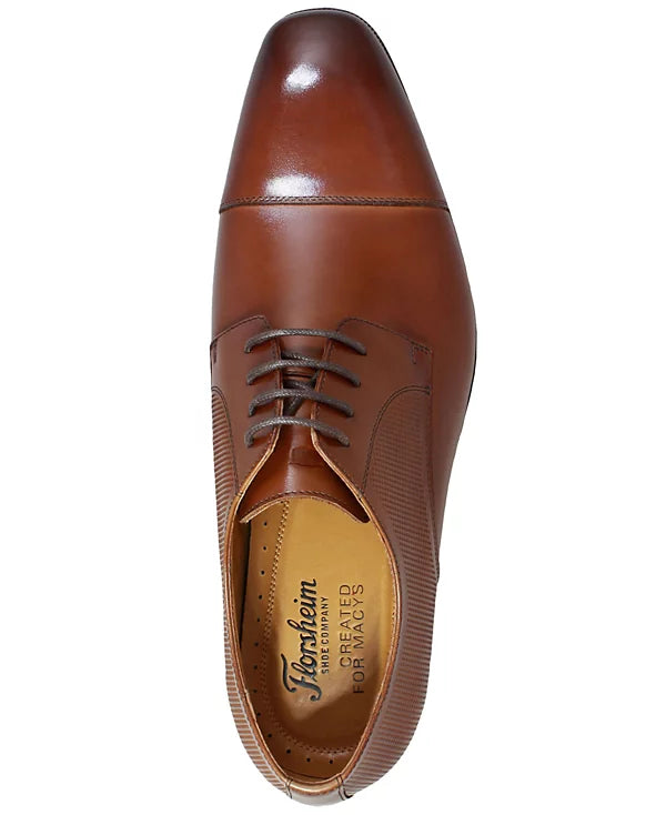 Florsheim Men's Calipa Cap-Toe Oxfords  Scotch Size 8.5
