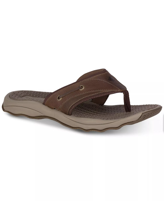 Sperry Men's Outerbanks Thong Sandals  Brown Size 8