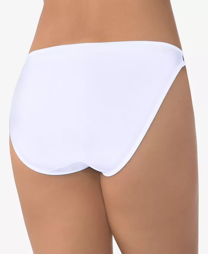 Vanity Fair Women's Illumination String Bikini Underwear  Star White Size XL