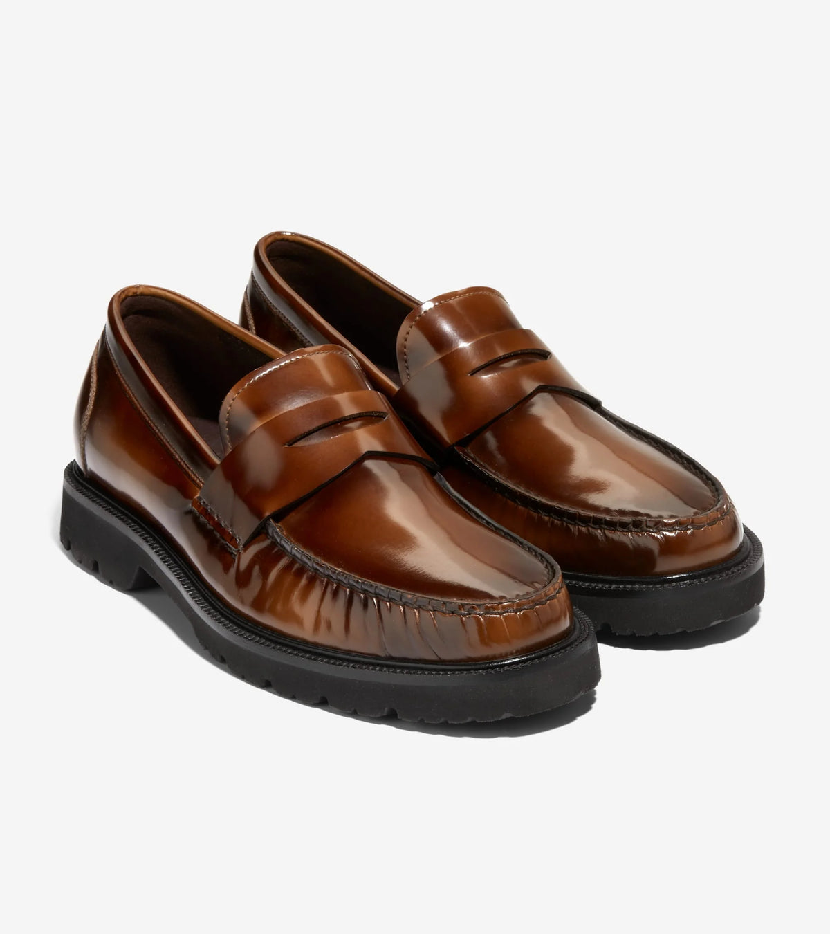 Cole Haan Men's Pinch Prep Penny Loafers  Dark Chocolate Brushoff Size 8